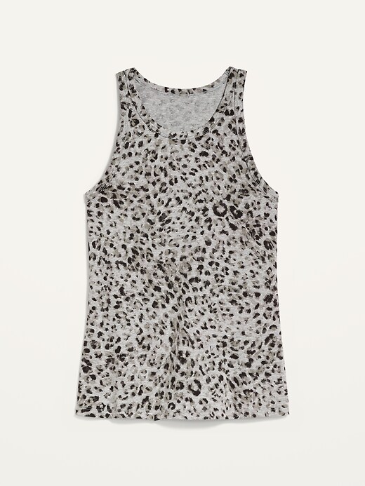 Image number 4 showing, Slim-Fit Leopard-Print Tank Top for Women