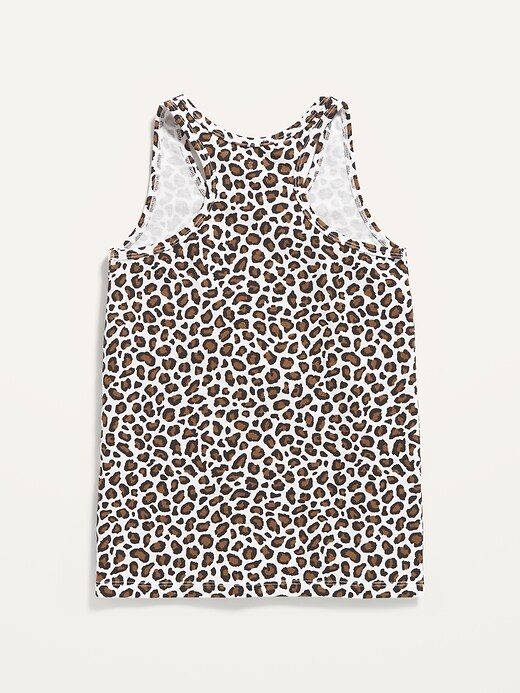 View large product image 2 of 2. Fitted Racerback Tank Top for Girls
