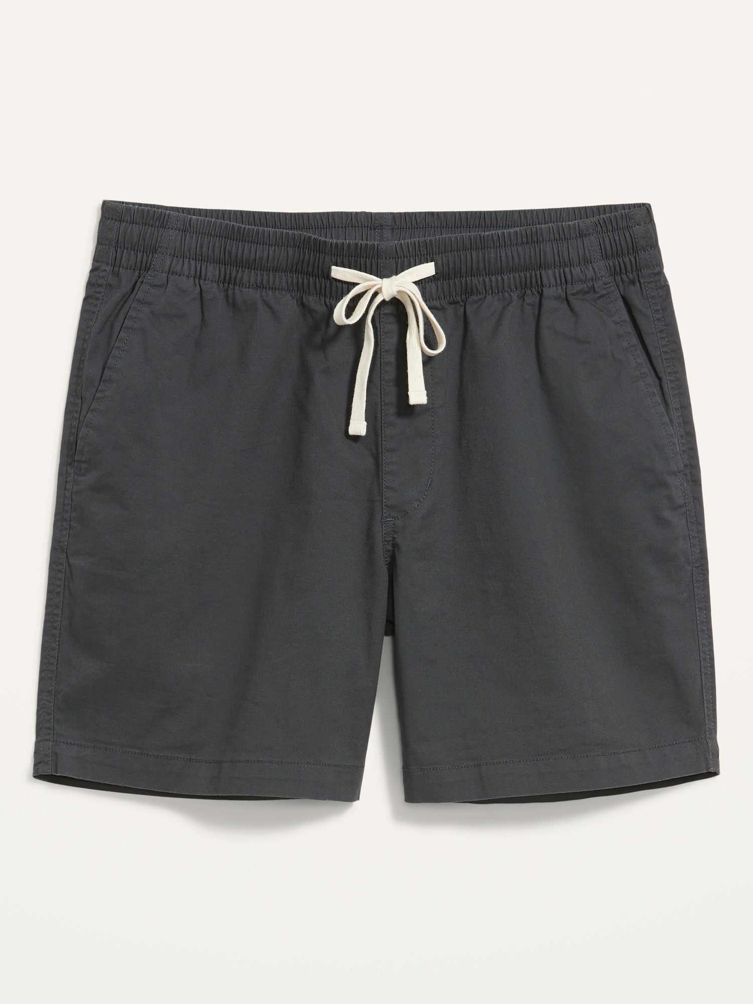 mens twill jogger shorts