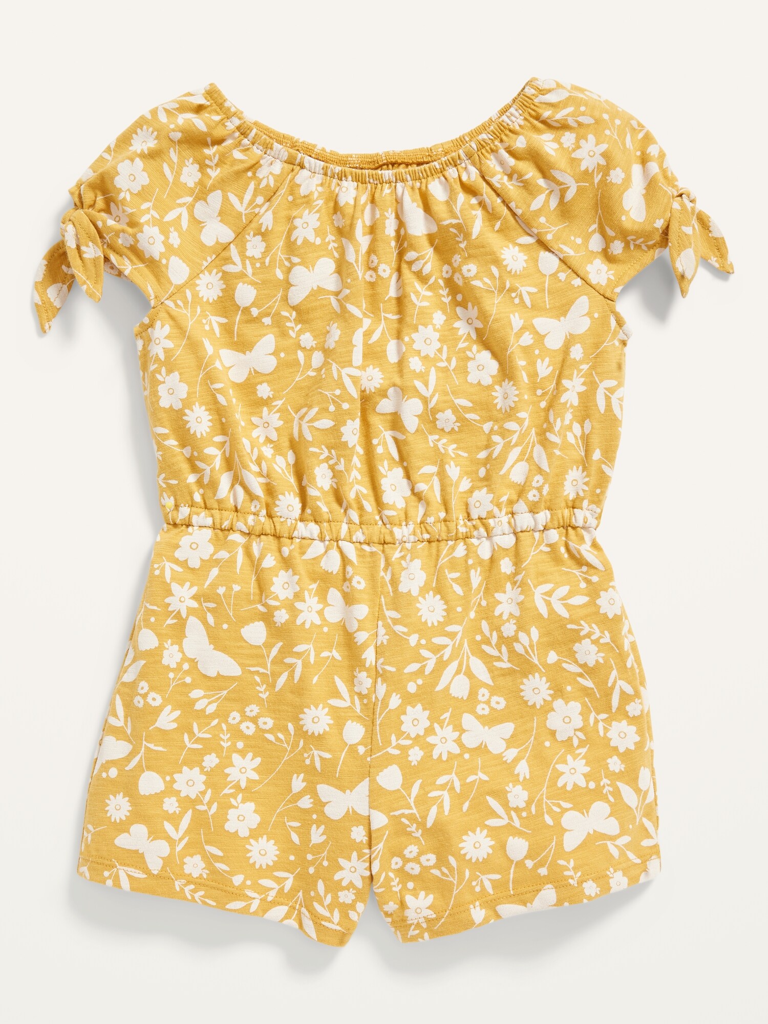 Printed Tie-Sleeve Romper for Toddler Girls | Old Navy