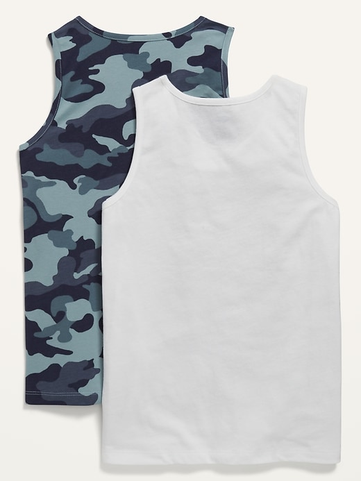 View large product image 2 of 2. Relaxed Tank-Top 2-Pack for Boys