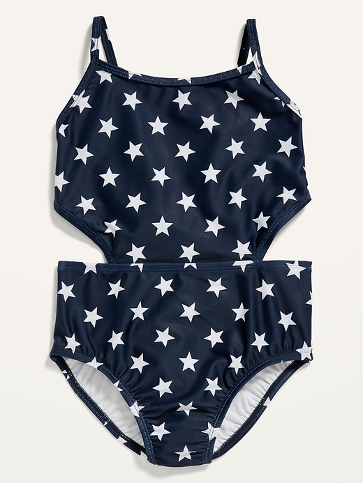 Old Navy - Printed Cutout Swimsuit for Girls