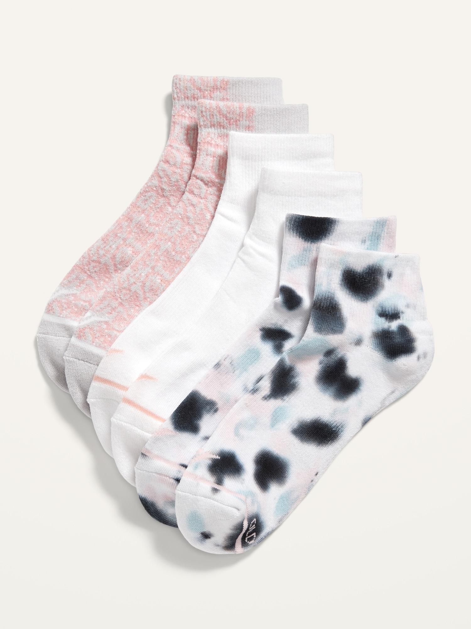 Athletic Low Quarter Crew Socks 3-Pack For Women | Old Navy