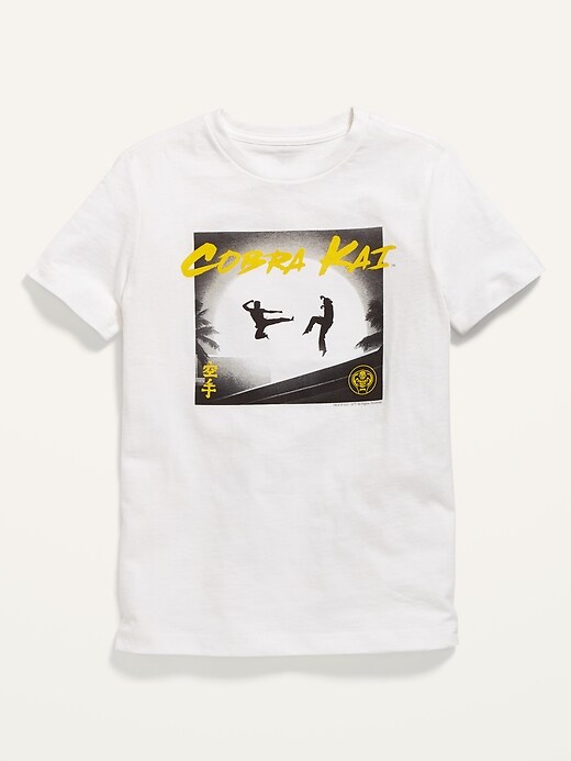 View large product image 1 of 1. Cobra Kai&#153 Gender-Neutral Graphic T-Shirt For Kids