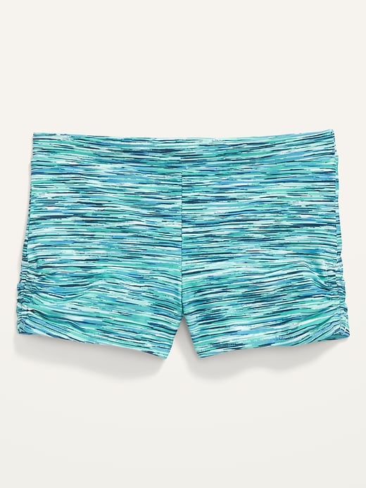 View large product image 1 of 1. Ruched Swim Shorts for Girls