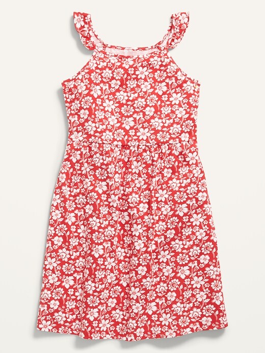 Old Navy Sleeveless Halter Jersey Dress for Girls. 1