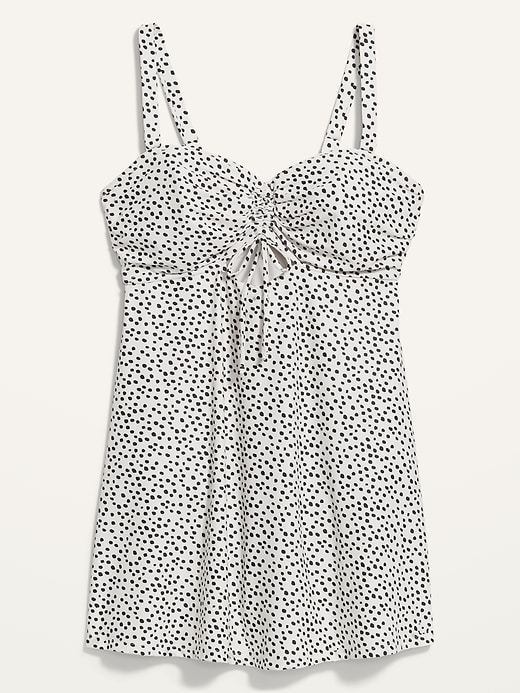 Image number 4 showing, Printed Secret-Slim Underwire Plus-Size Swim Dress