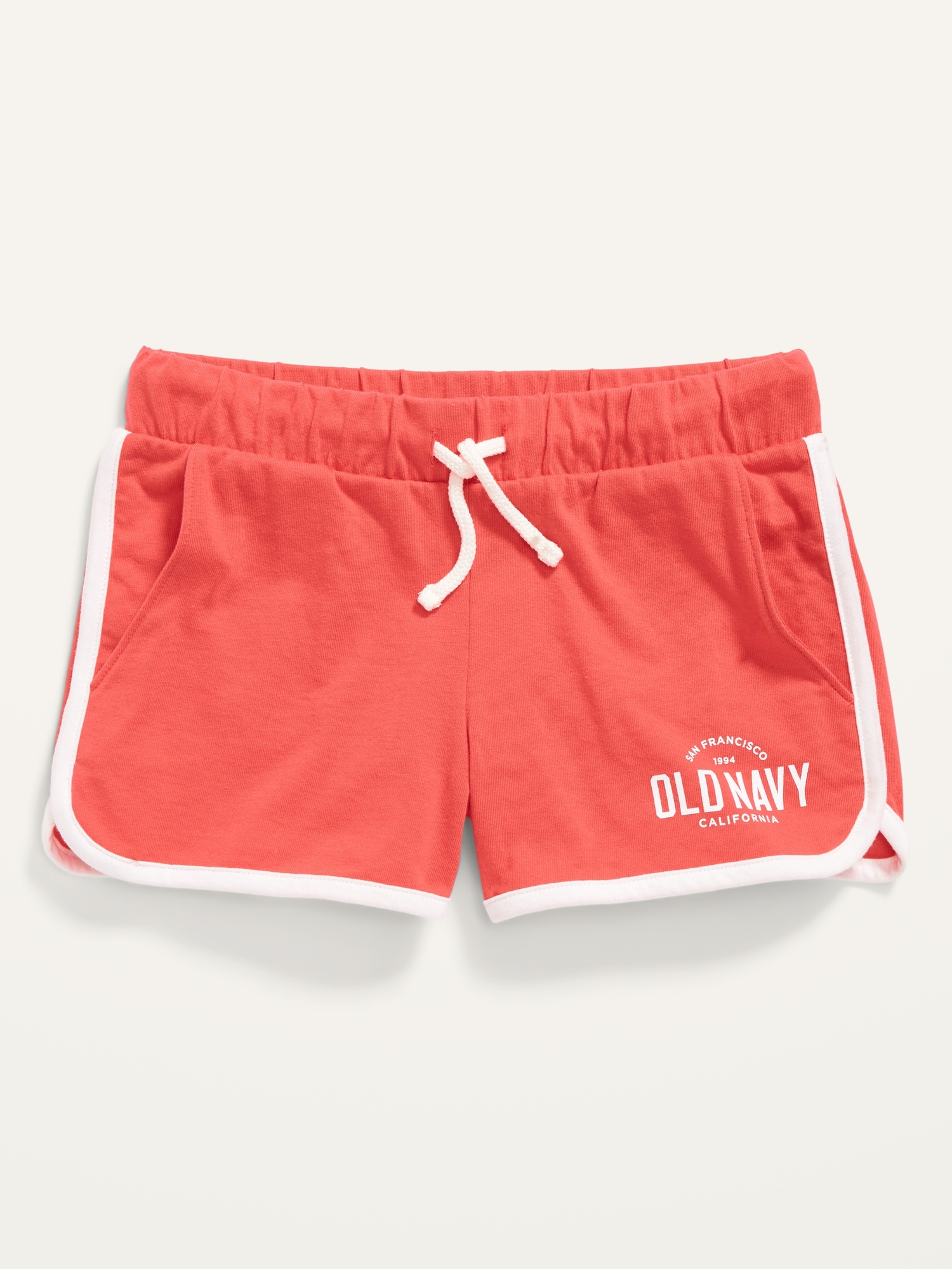 Logo-Graphic Jersey Shorts for Girls