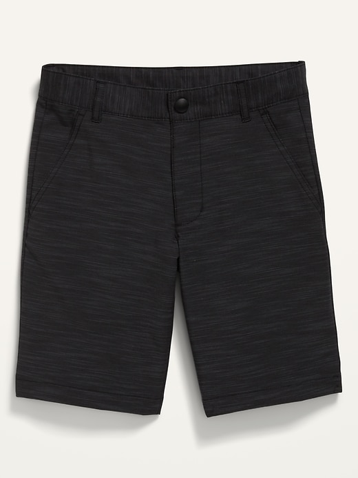 View large product image 1 of 2. Dry-Quick Textured Flat Front Tech Shorts For Boys
