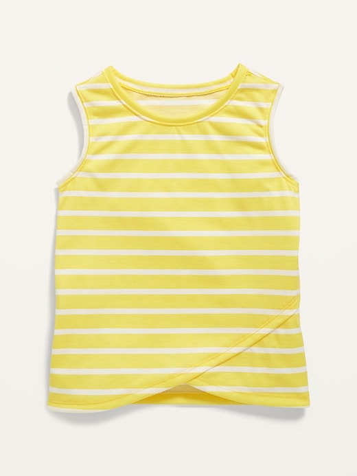 View large product image 1 of 1. Striped Sleeveless Pajama Top for Girls