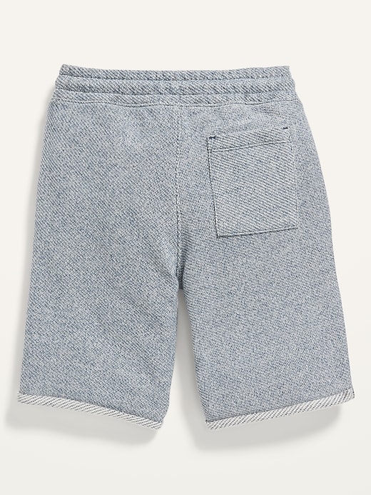 View large product image 2 of 2. Cozy French Terry Cut-Off Shorts For Boys
