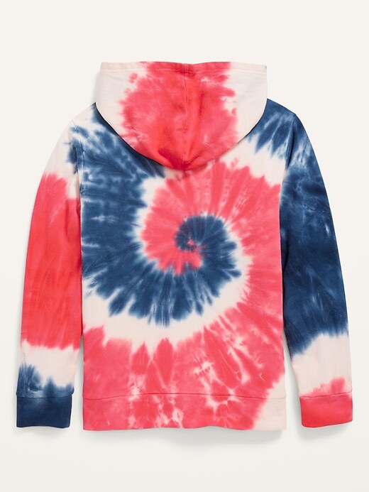 View large product image 2 of 2. Tie-Dye Pullover Hoodie For Boys
