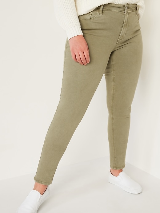 Image number 5 showing, Mid-Rise Pop-Color Rockstar Super Skinny Jeans for Women