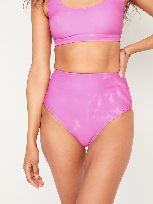 Image number 1 showing, High-Waisted Swim Bottoms