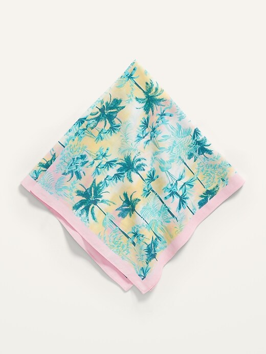 View large product image 2 of 2. Printed Poplin Neckerchief For Women