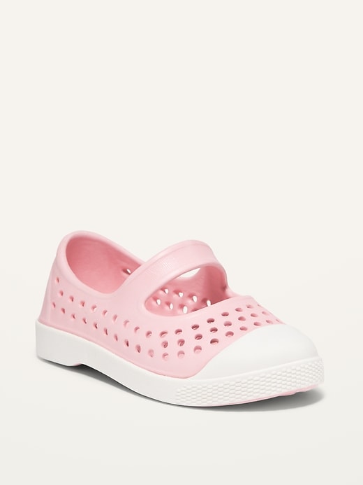 View large product image 1 of 4. Printed Perforated Sandals for Toddler Girls