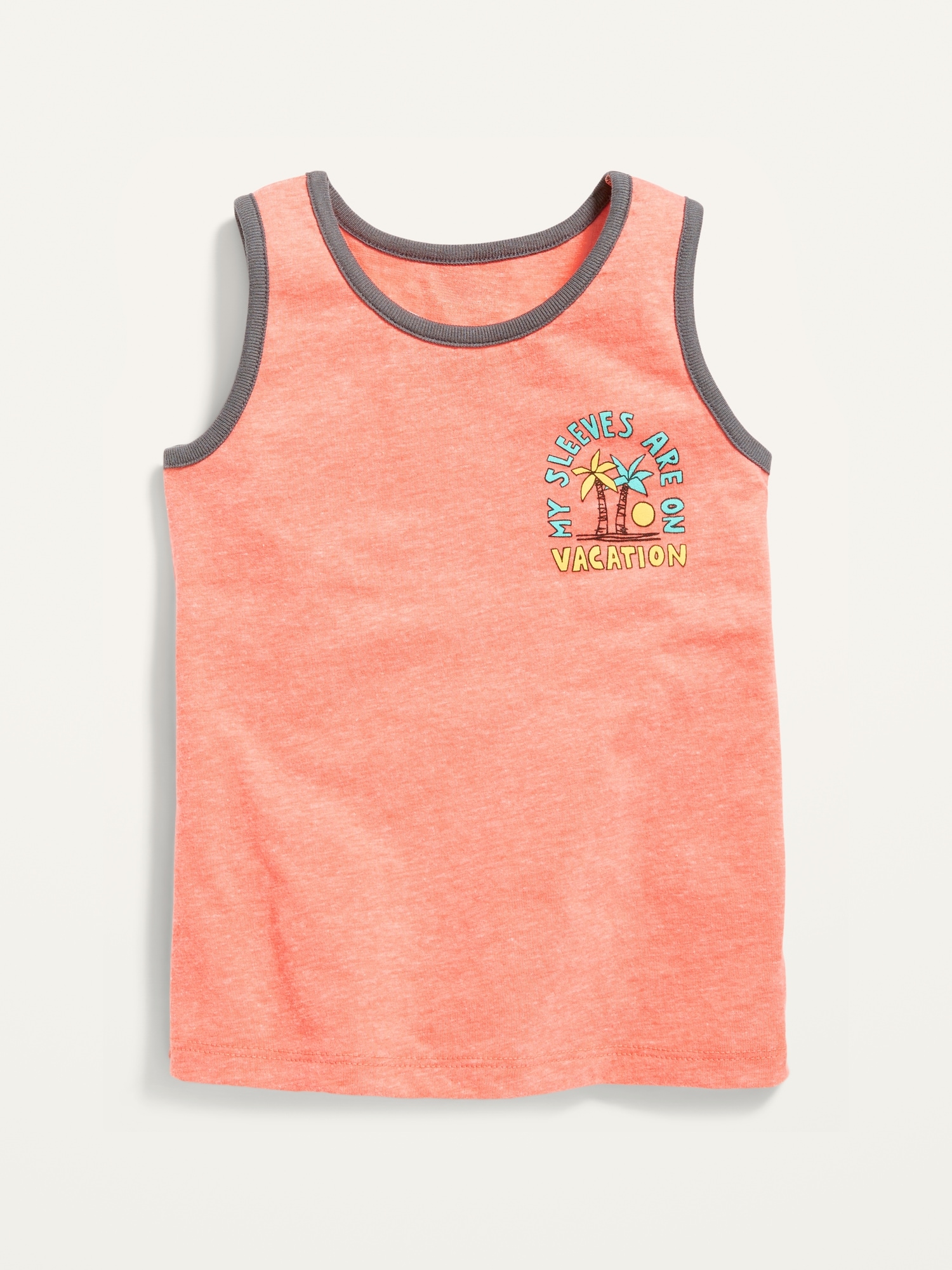 Vintage Graphic Tank Top for Toddler Boys 