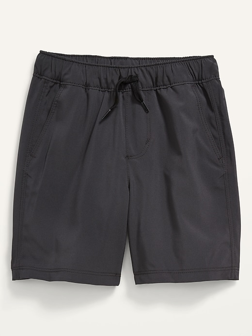 View large product image 1 of 2. Functional-Drawstring Hybrid Shorts for Toddler Boys