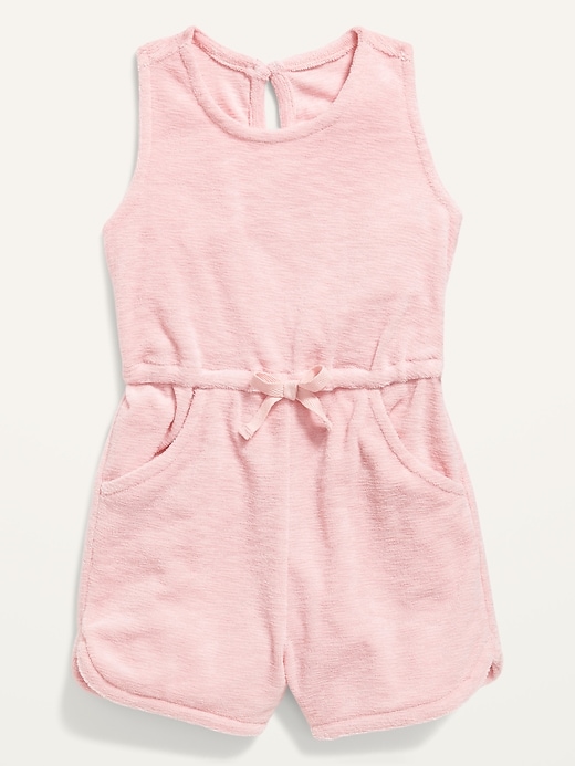 Sleeveless Loop-Terry Romper for Toddler Girls | Old Navy