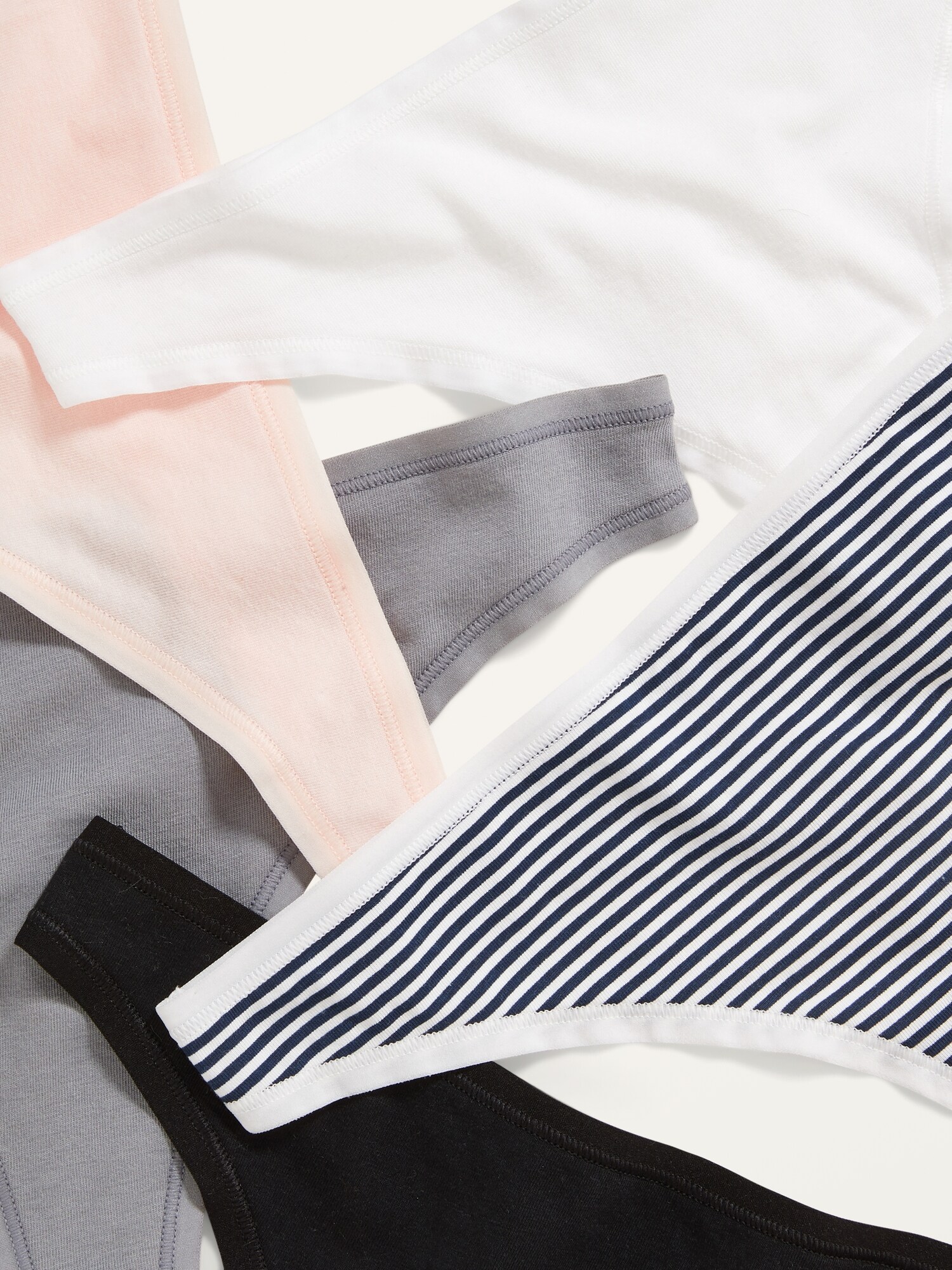 LowRise Jersey Thong Underwear 5Pack for Women Old Navy