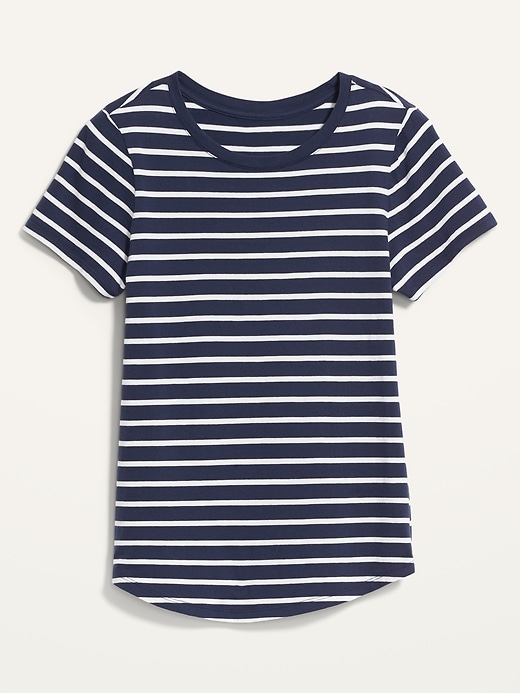 Image number 4 showing, EveryWear Striped Short-Sleeve Tee for Women