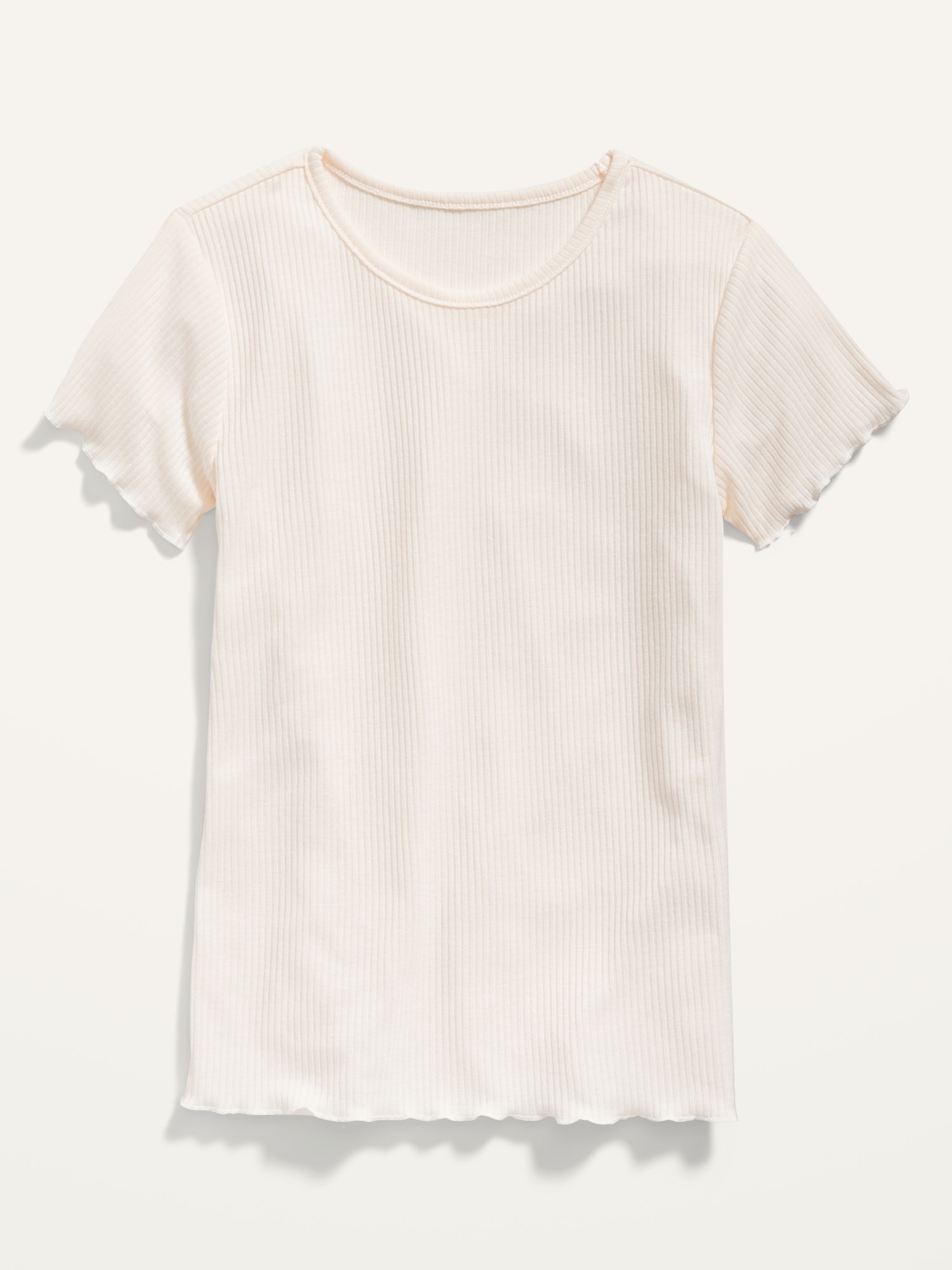 Short-Sleeve Rib-Knit Pajama T-Shirt for Girls | Old Navy