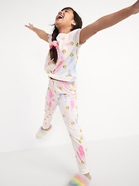 Short-Sleeve Twist-Hem Pajama Top for Girls