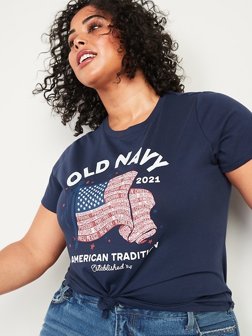 2021 old navy flag shirt