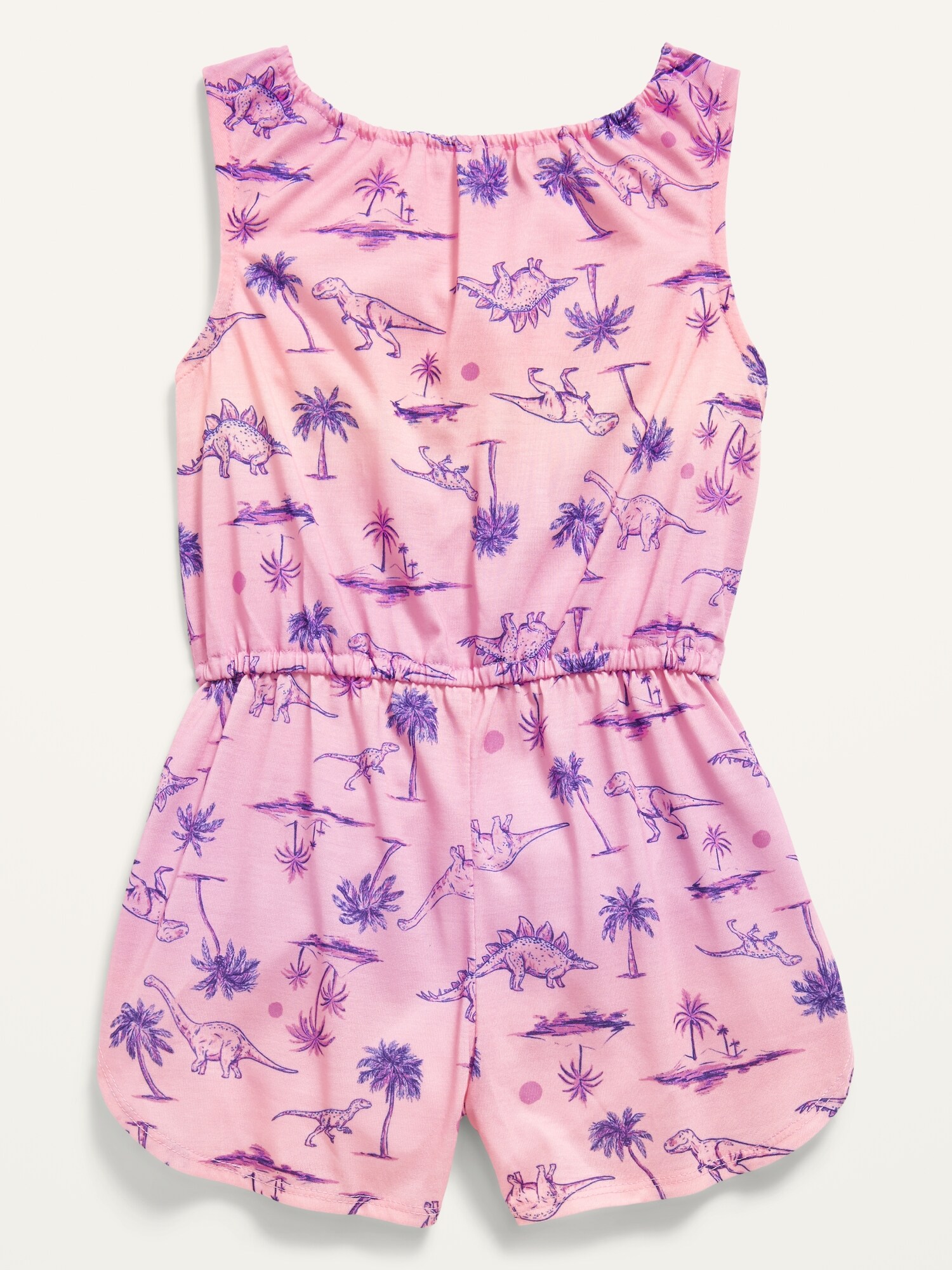 Unisex Sleeveless CinchedWaist Pajama Romper for Toddler Old Navy