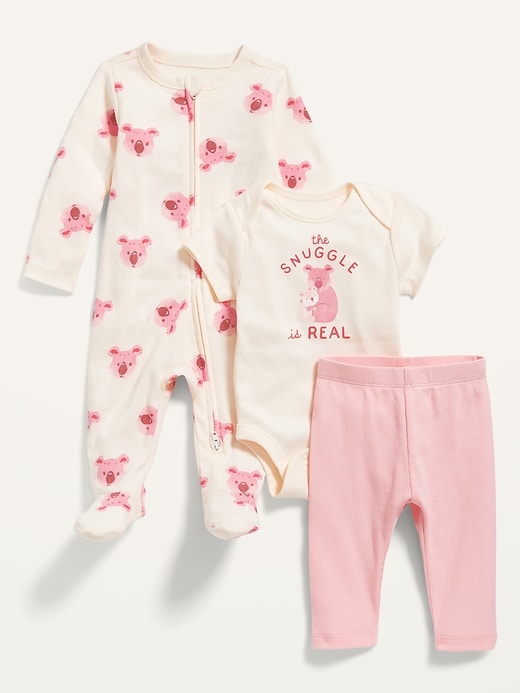 View large product image 1 of 1. 3-Piece Layette Set for Baby