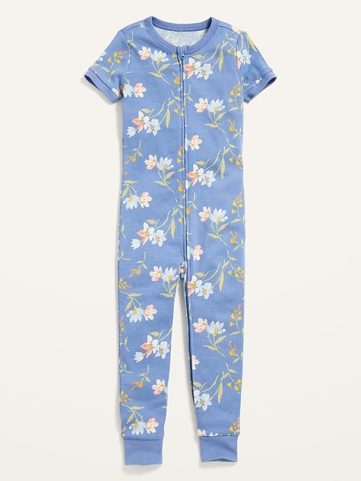 View large product image 1 of 1. Unisex Printed Snug-Fit Pajama One-Piece for Toddler & Baby