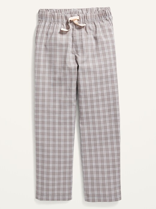 View large product image 1 of 1. Patterned Poplin Pajama Pants For Boys