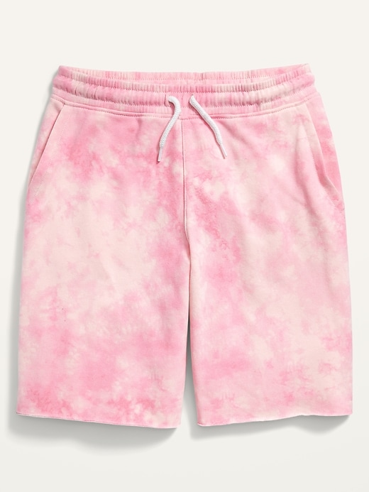 View large product image 1 of 1. Gender-Neutral French Terry Cut-Off Shorts For Kids