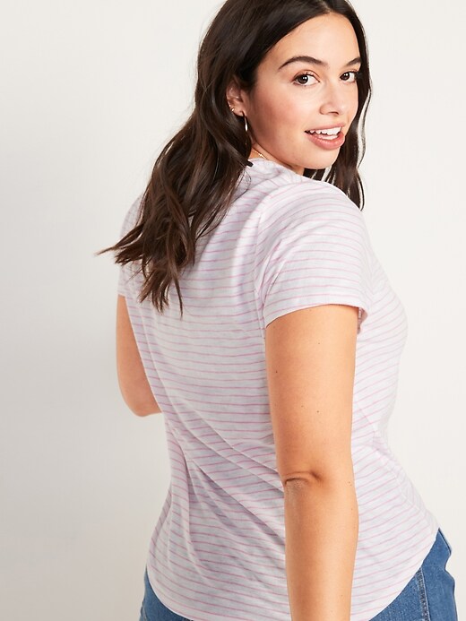 Image number 2 showing, EveryWear Striped Slub-Knit T-Shirt