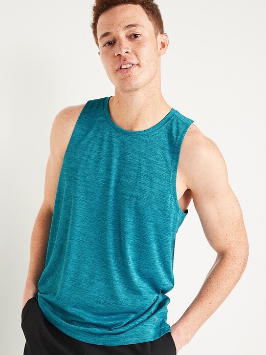 View large product image 1 of 1. Go-Dry Cool Odor-Control Core Tank Top