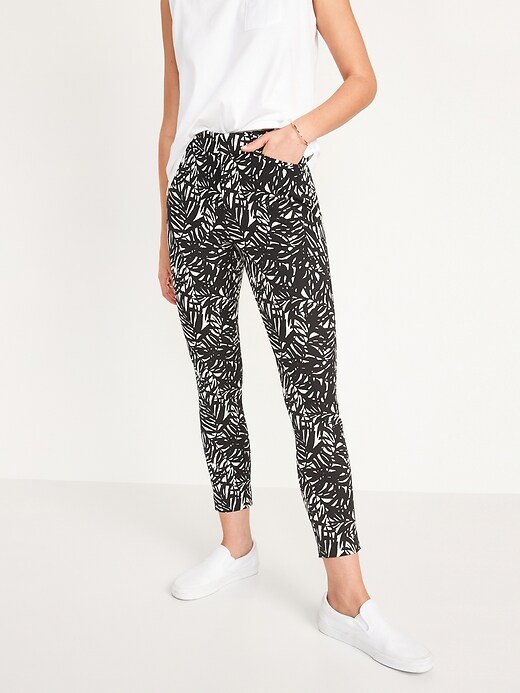 Image number 1 showing, High-Waisted Pixie Ankle Pants for Women