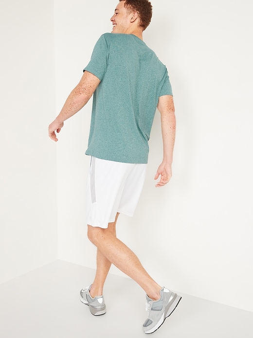 View large product image 2 of 3. Go-Dry Side-Panel Performance Shorts - 9-inch inseam