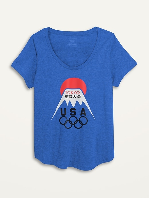 Old Navy Team USA Graphic Scoop-Neck Tee for Women. 1