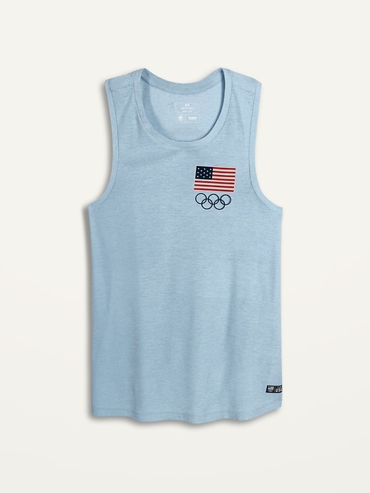 View large product image 1 of 2. Team USA Graphic Workout Tank Top for Women