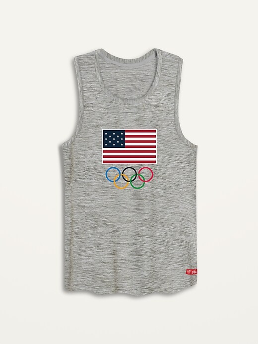 Team USA Graphic Workout Tank Top for Women