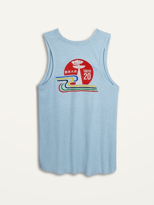 View large product image 2 of 2. Team USA Graphic Workout Tank Top for Women