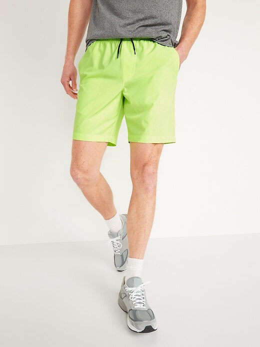 View large product image 1 of 1. StretchTech Go-Dry Shade Jogger Shorts -- 9-inch inseam