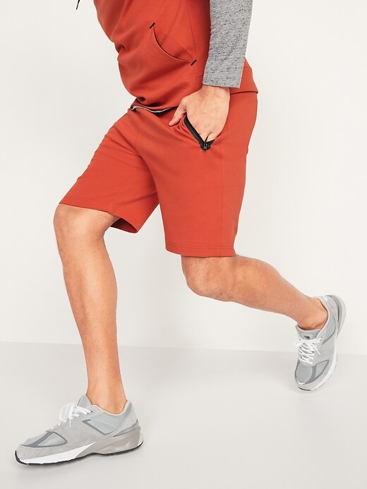 View large product image 1 of 3. Dynamic Fleece Pique Shorts -- 9-inch inseam