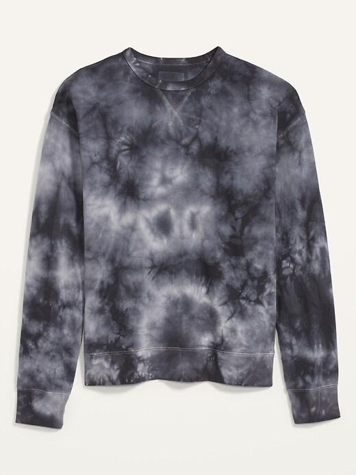 View large product image 2 of 2. Vintage Tie-Dyed Gender-Neutral Sweatshirt for Adults