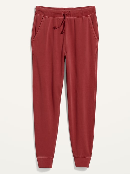 View large product image 2 of 2. Gender-Neutral Tapered Garment-Dyed Vintage Street Jogger Sweatpants for Adults
