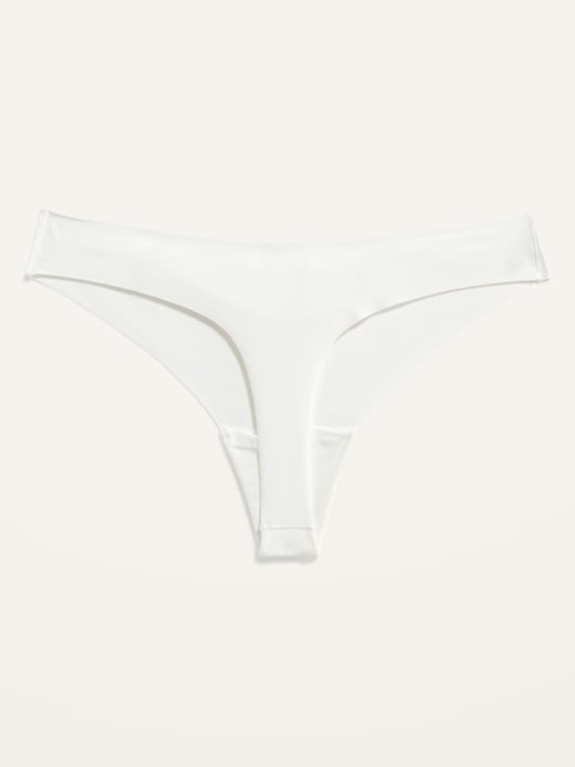 View large product image 2 of 3. Soft-Knit No-Show Thong Underwear