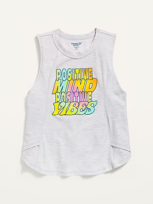 Old Navy Breathe ON Side-Wrap Tank Top for Girls. 1