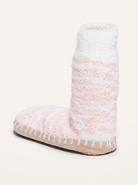 View large product image 3 of 3. Cozy Printed Slipper Socks for Girls