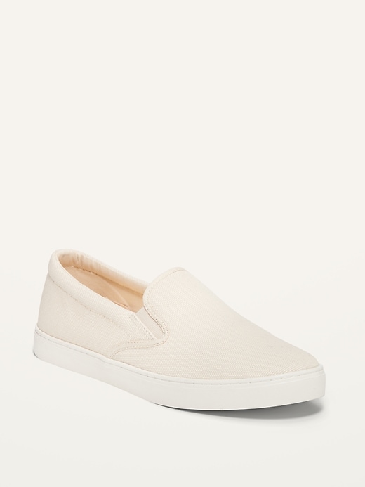 View large product image 1 of 1. Canvas Slip-On Sneakers