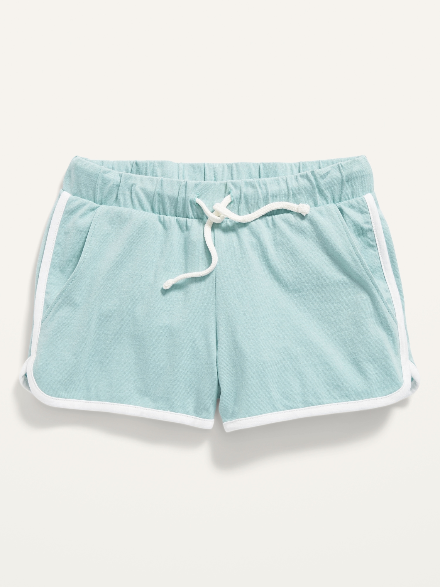 Solid Drawstring Shorts for Girls